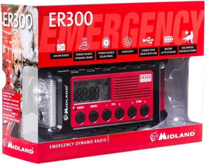 Портативне радіо Midland ER300 (8011869197093) - зображення 7