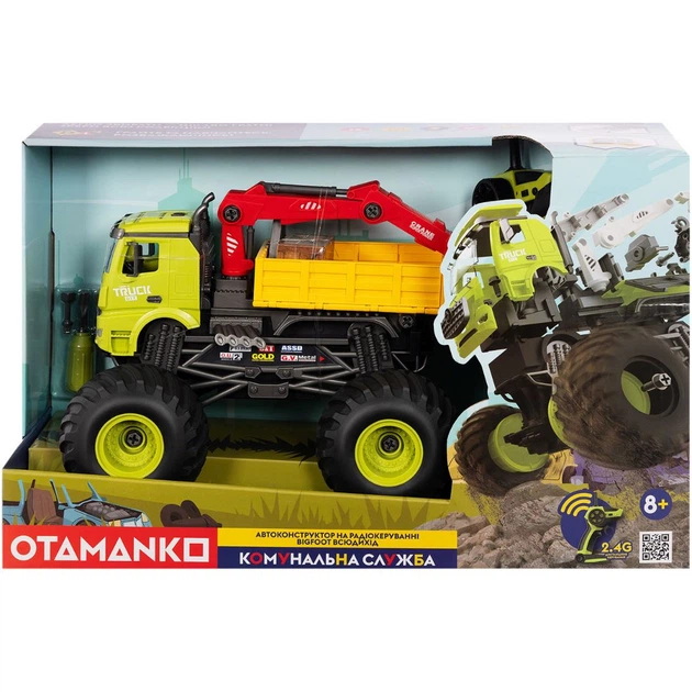 Радиоуправляемый конструктор Otamanko Bigfoot Вездеход-погрузчик (5320282) - изображение 4
