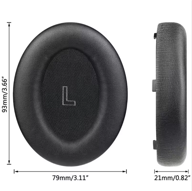 Амбушюры для навушників Bose QuietСomfort Ultra black черные - изображение 3