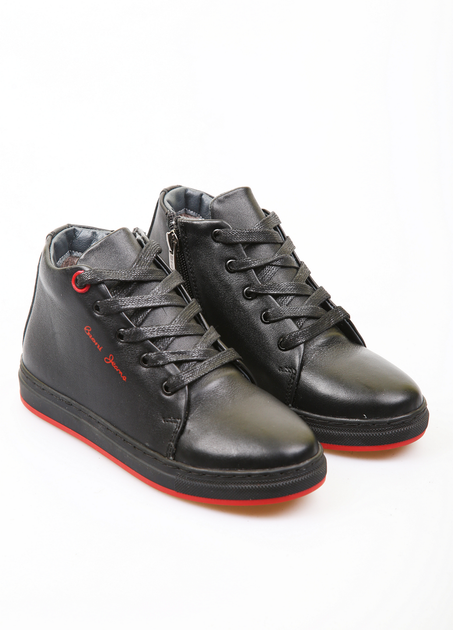 Ботинки BRONI 39 Черный (BRN-1714-Black) - Фото 1 Ботинки BRONI 39 Черный (BRN-1714-Black) - изображение 1