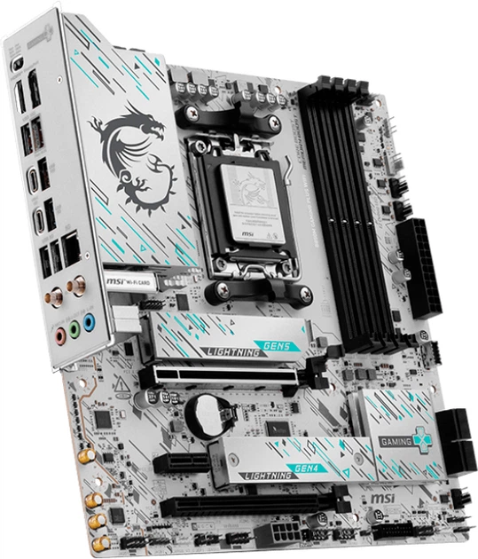 Płyta główna MSI B850M GAMING PLUS WIFI (sAM5, AMD B850, PCI-Ex16) - obraz 3