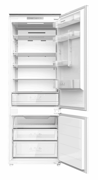 Встраиваемый холодильник Heinner HCNF-BIM403INVD – фото, отзывы