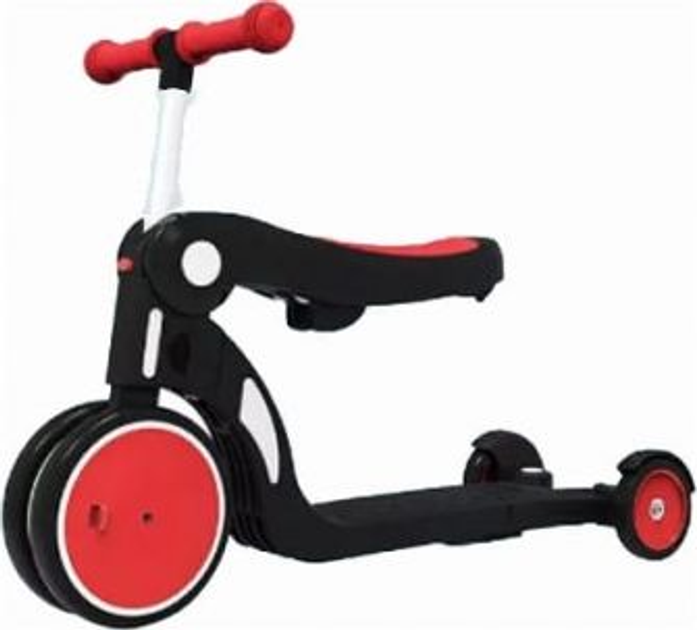 Самокат дитячий Xiaomi BeBehoo 5 в 1 Червоний (6971501710405) - зображення 1