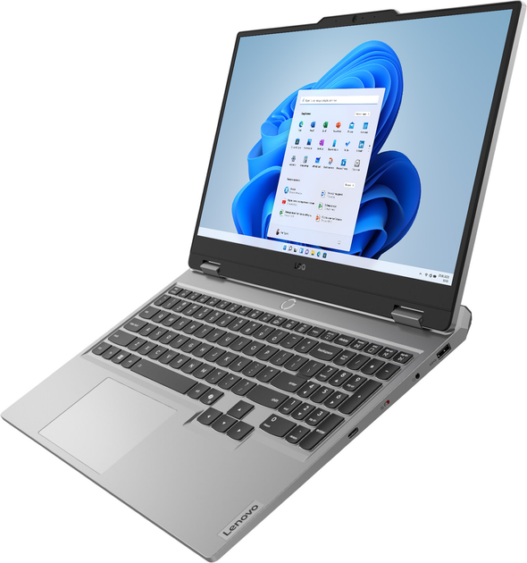 Laptop Lenovo LOQ 15IAX9 Luna Grey (83JE0041MX) - obraz 7