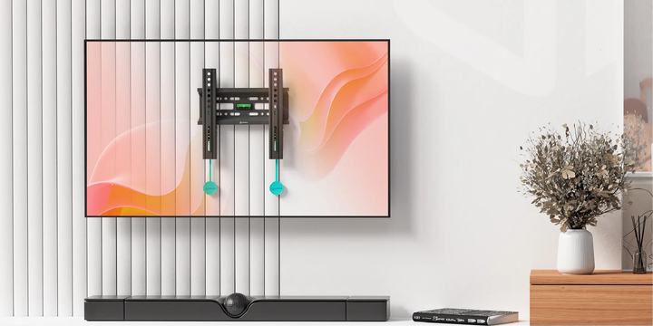 Uchwyt do telewizora ONKRON TV Wall Mount FM1-B dla ekranów 17"- 43" (4603726156400) - obraz 2