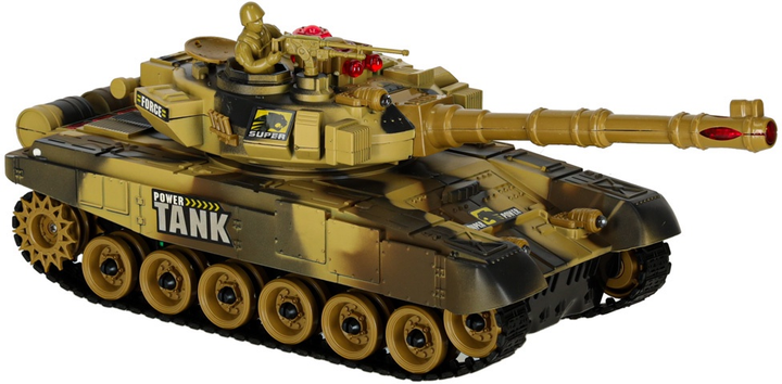 Танк радіокерований KIK War Tank 9993 Пустельний (5903039720626) - зображення 3