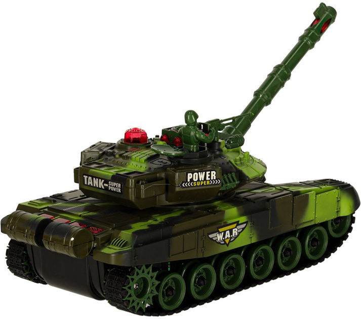 Танк радіокерований KIK War Tank 9993 Хакі (5901779361482) - зображення 7