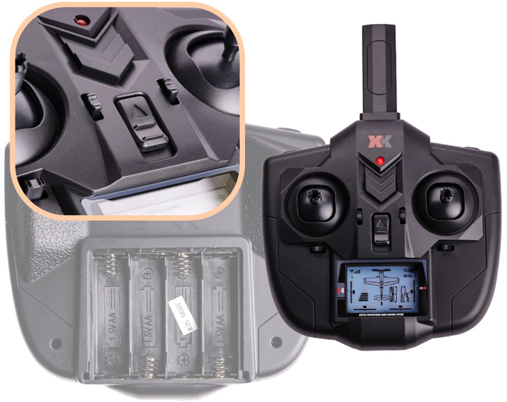 Літак радіокерований KIK Sky King F959S Білий (5901779369235) - зображення 6