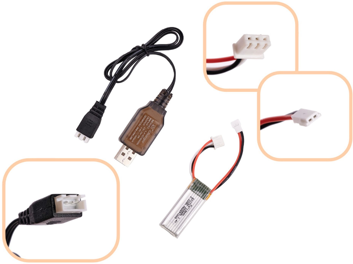 Літак радіокерований KIK Sky King F959S Білий (5901779369235) - зображення 7