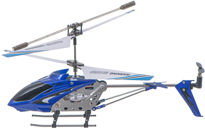 Гелікоптер радіокерований KIK Metal Series S107G Синій (5903039762244) - зображення 4