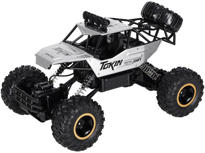 Автомобіль радіокерований KIK Rock Crawler Срібний (5903039719064) - зображення 4