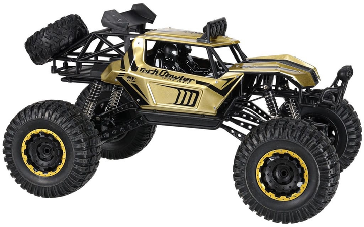Автомобіль радіокерований KIK Rock Crawler металевий Золотий (5903039719521) - зображення 4