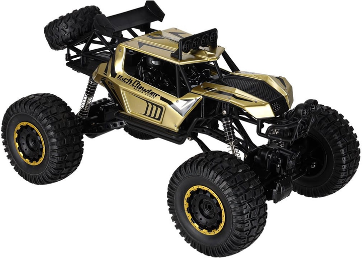 Автомобіль радіокерований KIK Rock Crawler металевий Золотий (5903039719521) - зображення 5