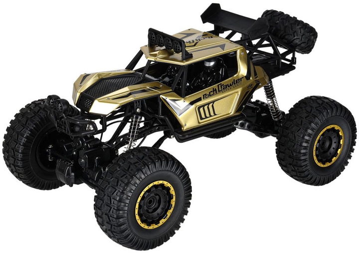 Автомобіль радіокерований KIK Rock Crawler металевий Золотий (5903039719521) - зображення 6