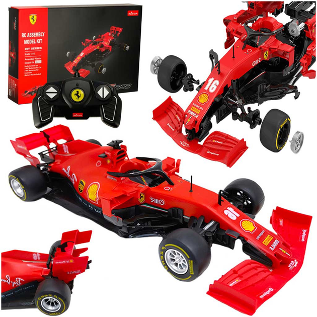 Автомобіль радіокерований Rastar 97000 Ferrari SF1000 для складання Червоний (5903039753570) - зображення 2