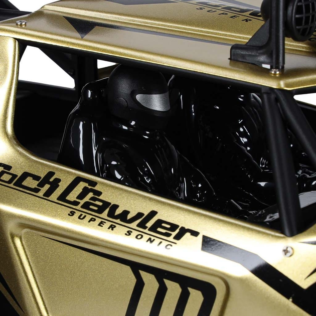 Автомобіль радіокерований KIK Rock Crawler металевий Золотий (5903039719521) - зображення 10