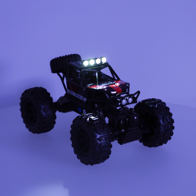 Автомобіль радіокерований KIK Rock Crawler Чорний (5903039752320) - зображення 8
