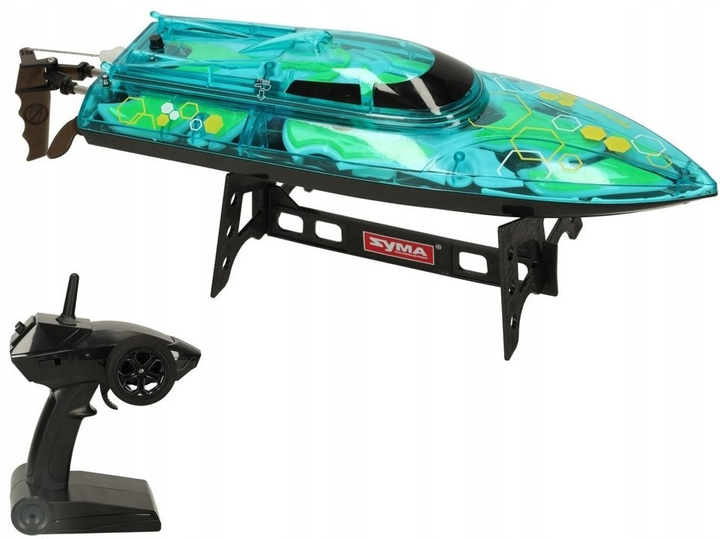 Катер радіокерований Revolt Q7 Illuminator Бірюзовий (5903039752351) - зображення 3