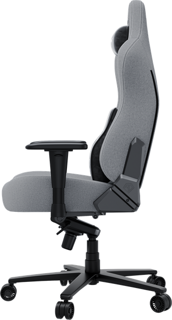 Fotel gamingowy Anda Seat Novis Plus XL Gray Fabric (AD23YC-XL-01-G-F-G04) - obraz 5