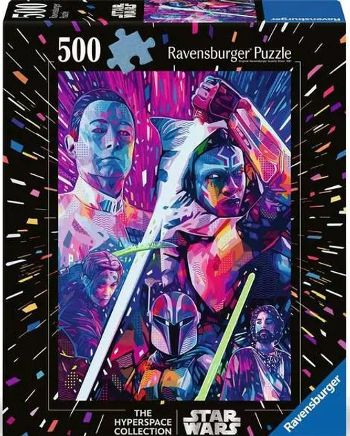 Пазл Ravensburger Star Wars Асока 500 елементів 12001340 (4005555013402) - зображення 1