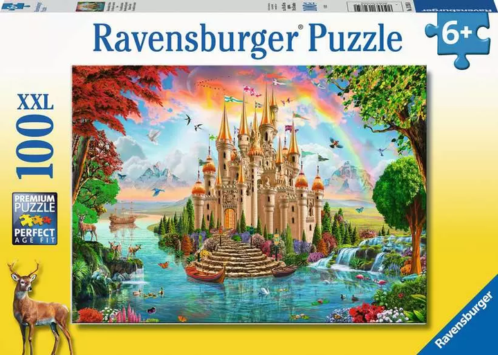 Puzzle Ravensburger Tęczowy zamek 100 elementów 13285 (4005556132850) - Zdjęcie 1 Puzzle Ravensburger Tęczowy zamek 100 elementów 13285 (4005556132850) - obraz 1