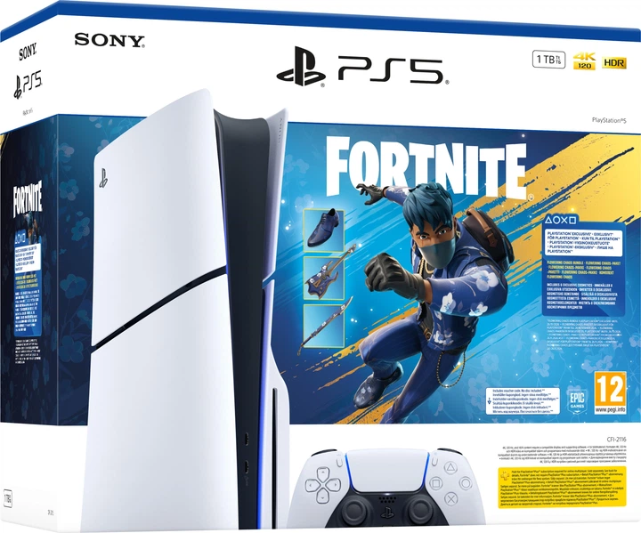 Игровая приставка Sony PlayStation 5 Slim Blu-ray (Fortnite Игровая приставка Sony PlayStation 5 Slim Blu-ray (Fortnite