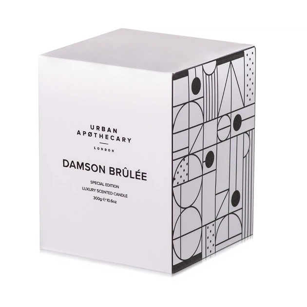 Ароматическая свеча с ароматом фруктов и карамели Urban apothecary Damson Brulee 300 г - изображение 2
