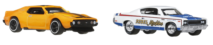 Zestaw pojazdów kolekcjonerskich Mattel Hot Wheels Premium Car Culture ’71 MAC Javelin / AMC Rebel Machine (0194735262625) - obraz 2