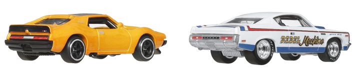 Zestaw pojazdów kolekcjonerskich Mattel Hot Wheels Premium Car Culture ’71 MAC Javelin / AMC Rebel Machine (0194735262625) - obraz 3