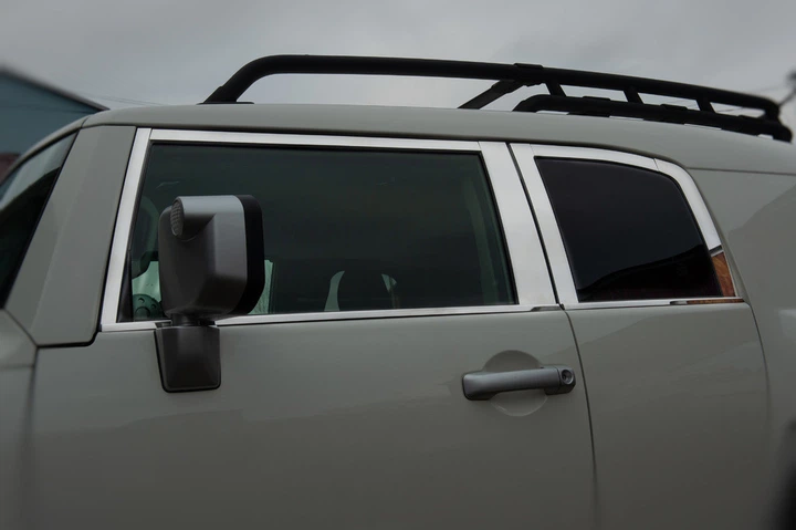 Молдинги окон для Toyota FJ Cruiser, 16 шт, нержавеющая сталь - изображение 2