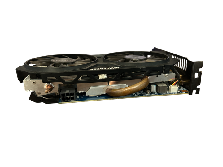 Видеокарта GTX 750Ti 2GB Gigabyte WINDFORCE DDR5 (GV-N75TOC-2GI) Б/У - изображение 2