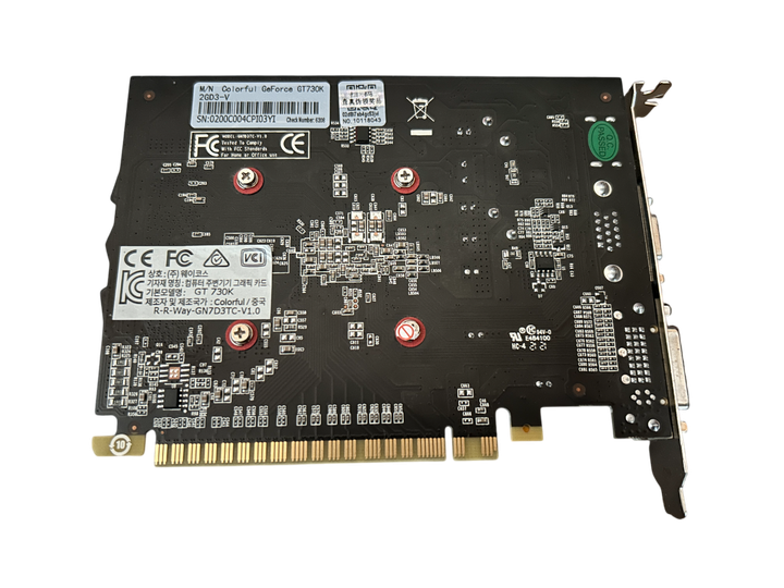 Видеокарта GT 730 2GB Colorful DDR3 Б/У - изображение 5