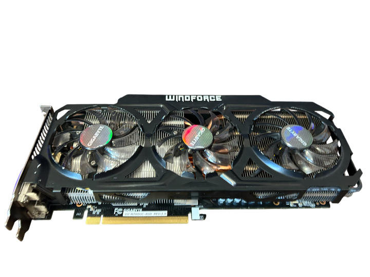 Видеокарта GTX 760 2GB Gigabyte GDDR5 (GV-N760OC-2GD REV:1.0) Б/B - Б/У - Фото 3 Видеокарта GTX 760 2GB Gigabyte GDDR5 (GV-N760OC-2GD REV:1.0) Б/B - Б/У - изображение 3