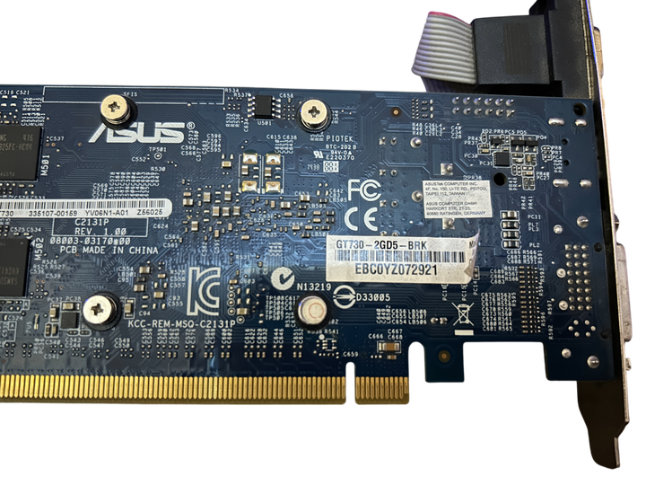 Видеокарта GT 730 2GB Asus GDDR5 (GT730-2GD5-BRK) Б/У - Фото 5 Видеокарта GT 730 2GB Asus GDDR5 (GT730-2GD5-BRK) Б/У - изображение 5