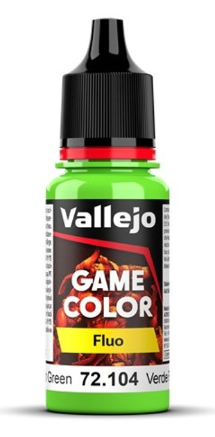 Набір  флуоресцентних фарб Vallejo Game Color Спеціальні ефекти від Squidmar Miniatures 12 x 18 мл (8429551722070) - зображення 12