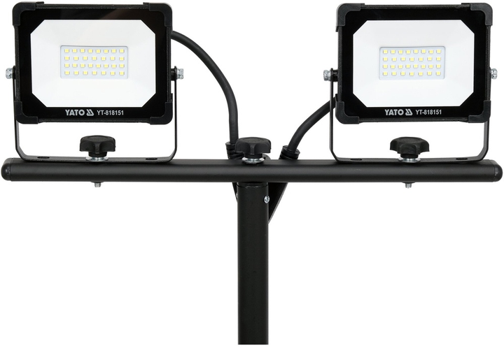 Reflektor YATO YT-818151 SMD LED ze stojakiem 2 x 20 W 3800 lm (5906083083624) - obraz 3