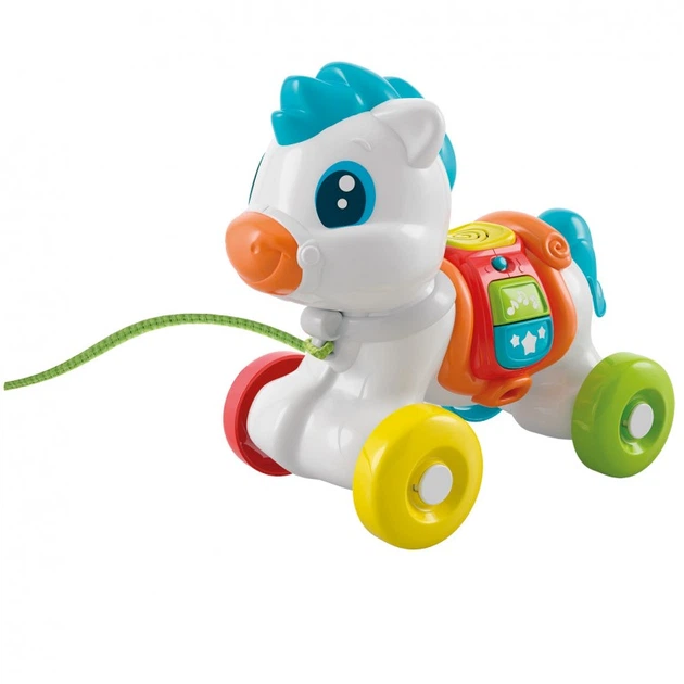 Interaktywna zabawka na kółkach Clementoni Baby - Draft Animal Pony (8005125178124) - obraz 2