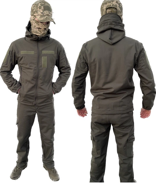 Тактический костюм Softshell олива 48 - изображение 2