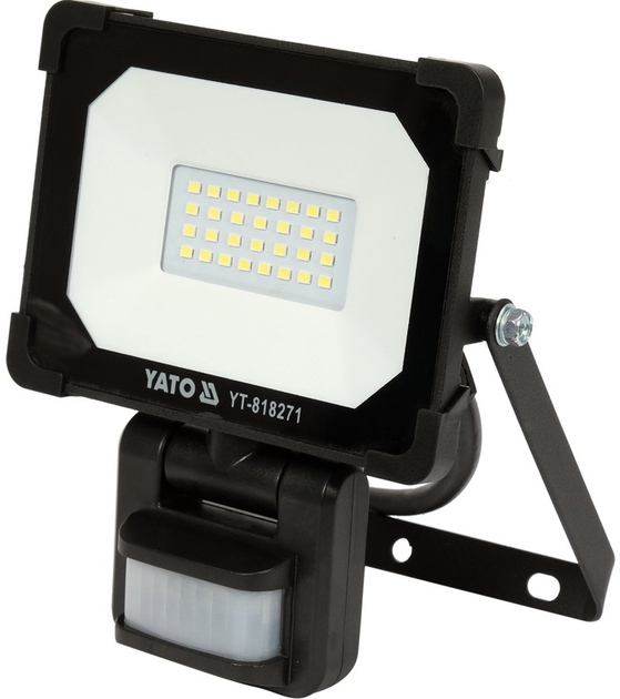 Reflektor YATO YT-818271 z czujnikiem ruchu SMD LED 20 W 1900 lm (5906083083709) - obraz 1