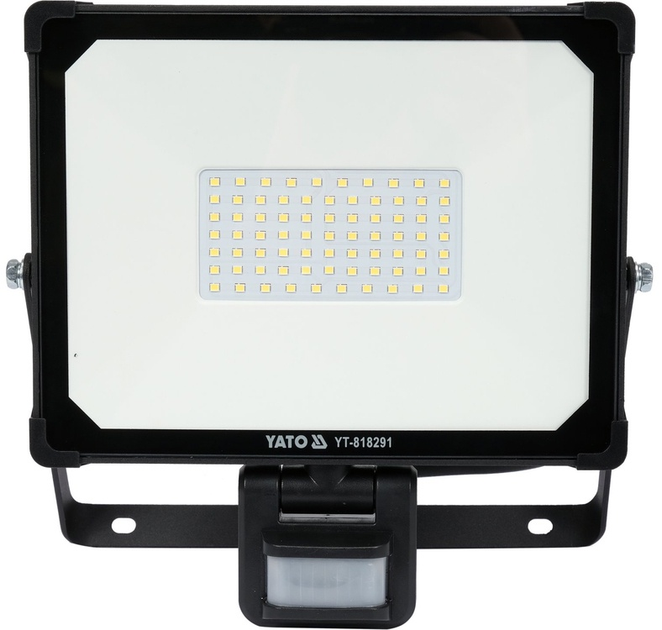 Reflektor YATO YT-818291 z czujnikiem ruchu SMD LED 50 W 4750 lm (5906083083723) - obraz 2