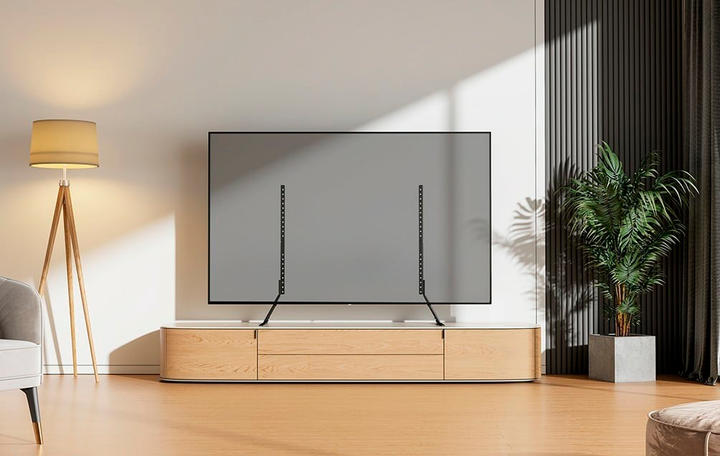 Uchwyt do telewizora Neomounts TV Desk Mount dla DS45 ekranów 23"- 75" (DS45-430BL19) - obraz 5