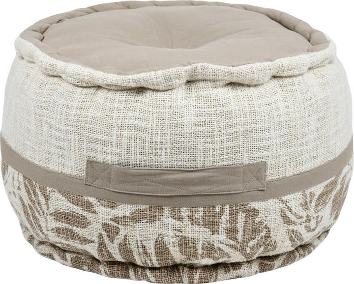Бавовняний пуф Stof Hemera Бежевий (3665269345674) - зображення 1