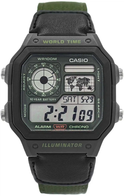 Мужские часы CASIO AE-1200WHB-3BVDF - изображение 4