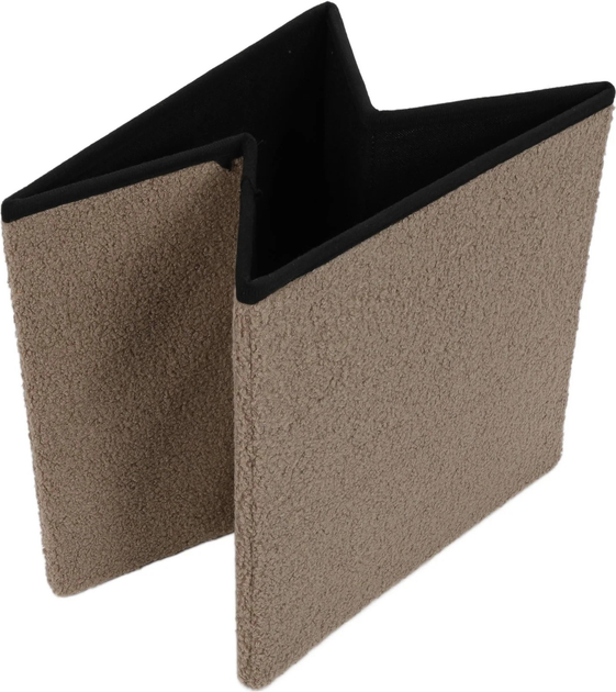 Pufa Storage solutions Bini ze schowkiem Jasnobrązowa (5902973458725) - obraz 6