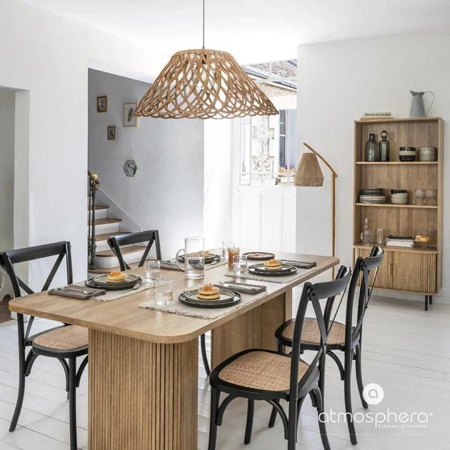 Regał na książki Atmosphera Colva 80 x 39.8 x 179.6 cm Brązowy (3560231550769)   - obraz 5