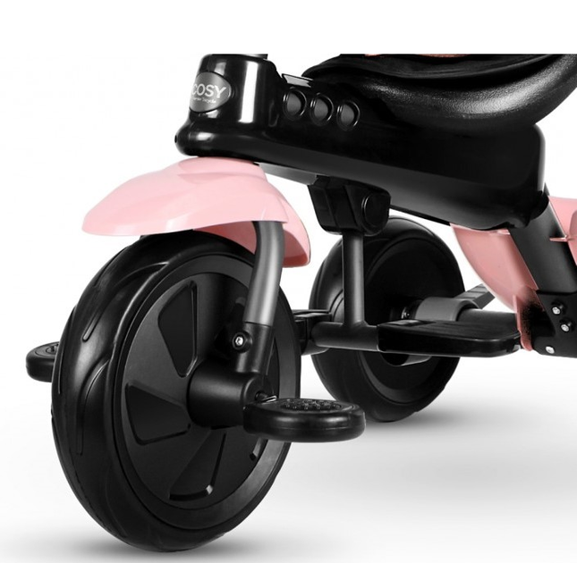 Rowerek trójkołowy Qplay Cosy Różowy 4106 (5061047480403) - obraz 5