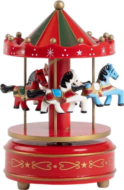 Figurka Homla Songa karuzela z pozytywką 11 × 18 cm (5906496715310) - obraz 2