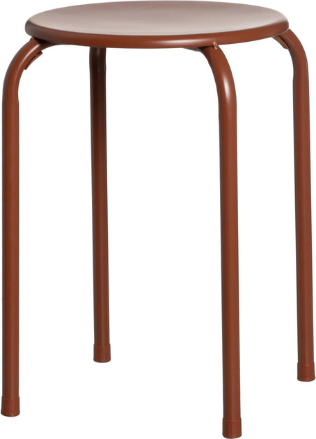 Металевий табурет 4Living 30 см Коричневий (6410416389608) - зображення 2