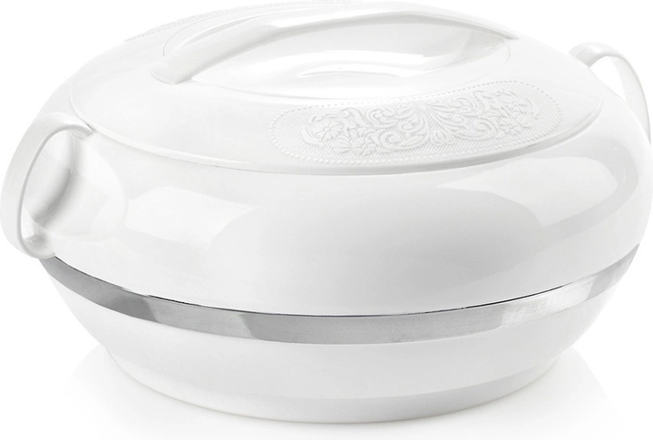 Термос для їжі Orion Deluxe Сіро-білий 2.3 л (8592381016319) - зображення 2