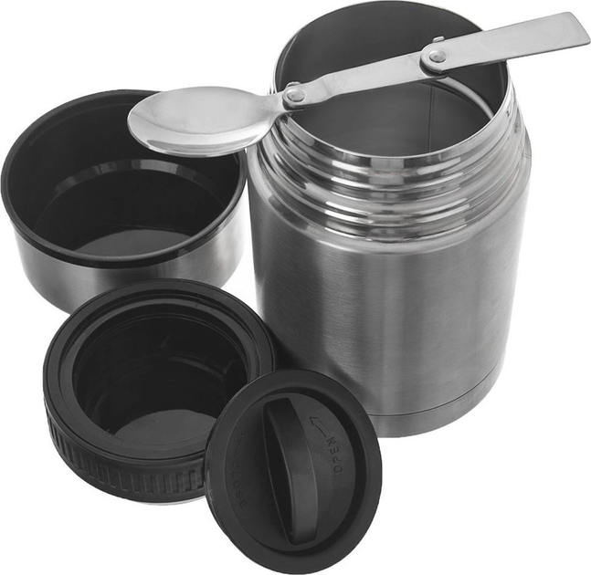 Термос для їжі Orion сталевий Сріблястий 700 мл (8592381175634) - зображення 5